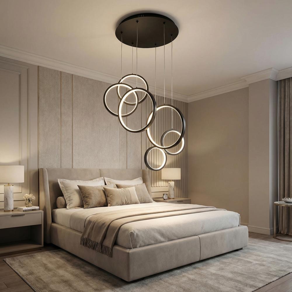 LAMPA SUFITOWA WISZĄCA APP1921-CP Czarna