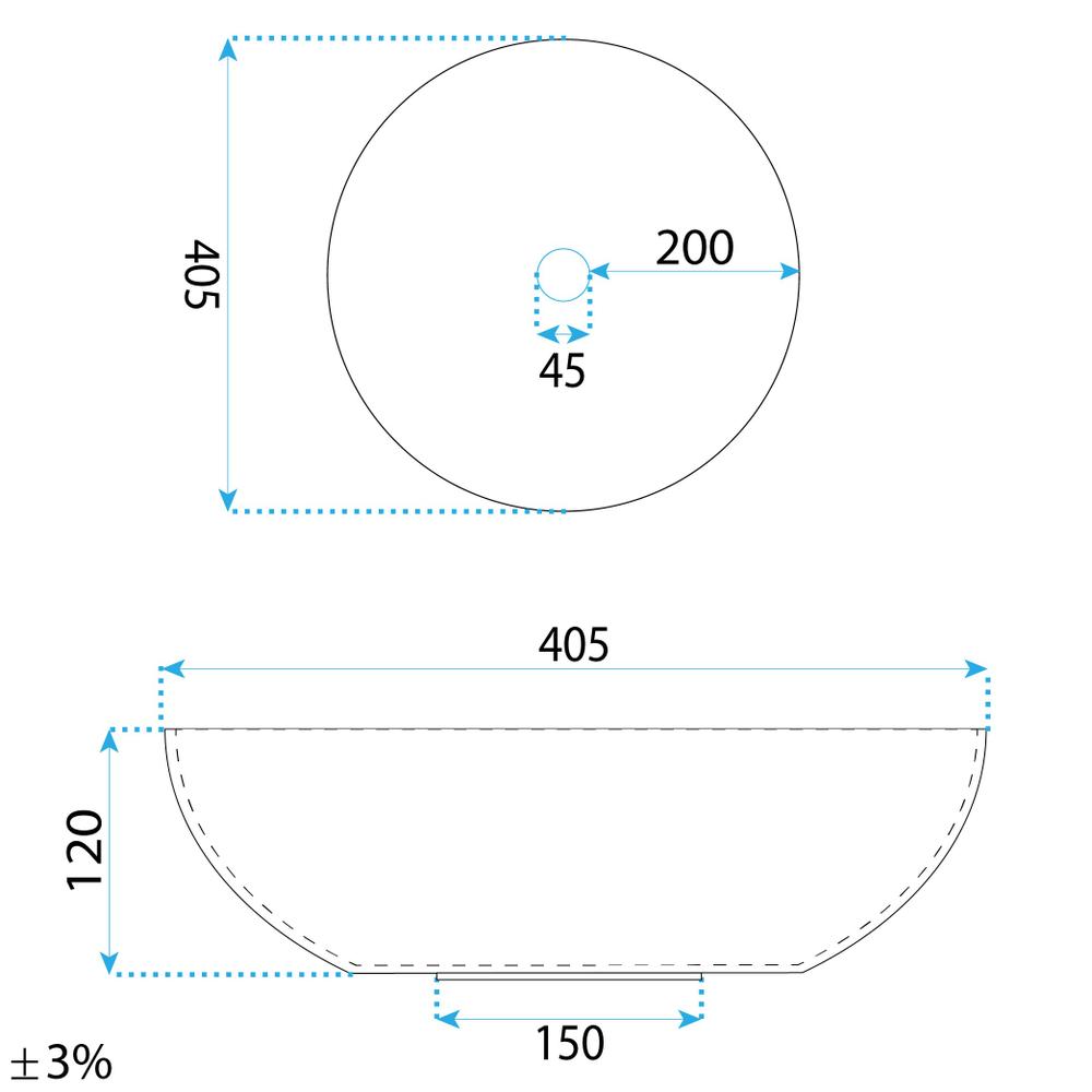 Aufsatzwaschbecken Rea ANIKA