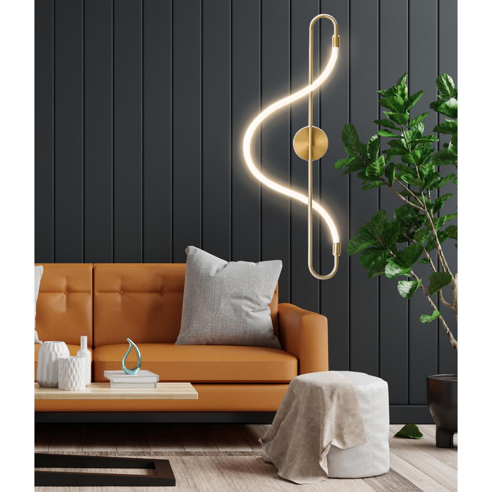 Lampe LED APP858-W Long Gold