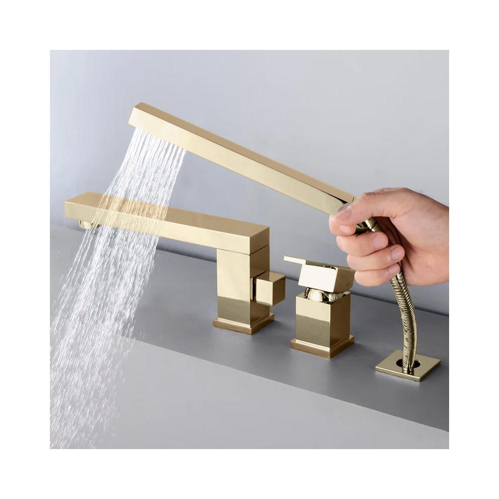 Wannenarmatur Rea Glen Gold 3-elem.