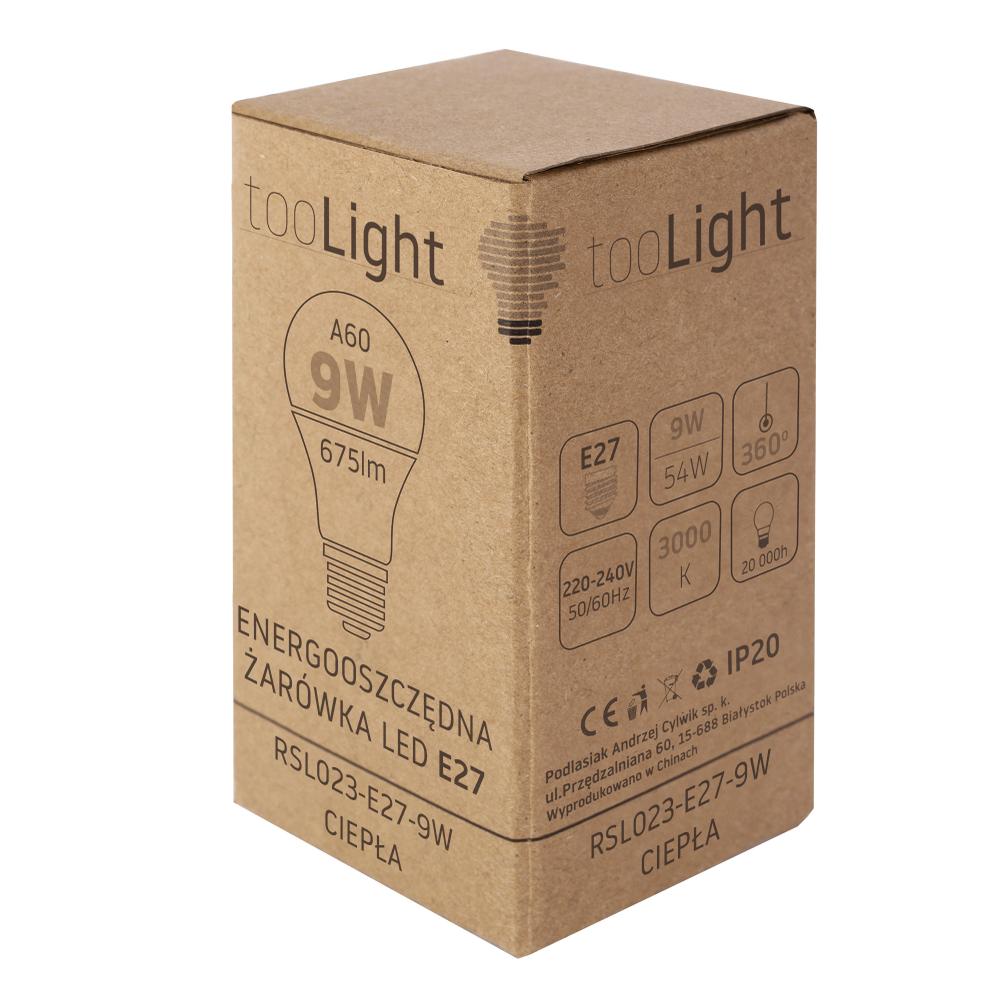 Glühbirne LED RSL023 E27 9W Warm