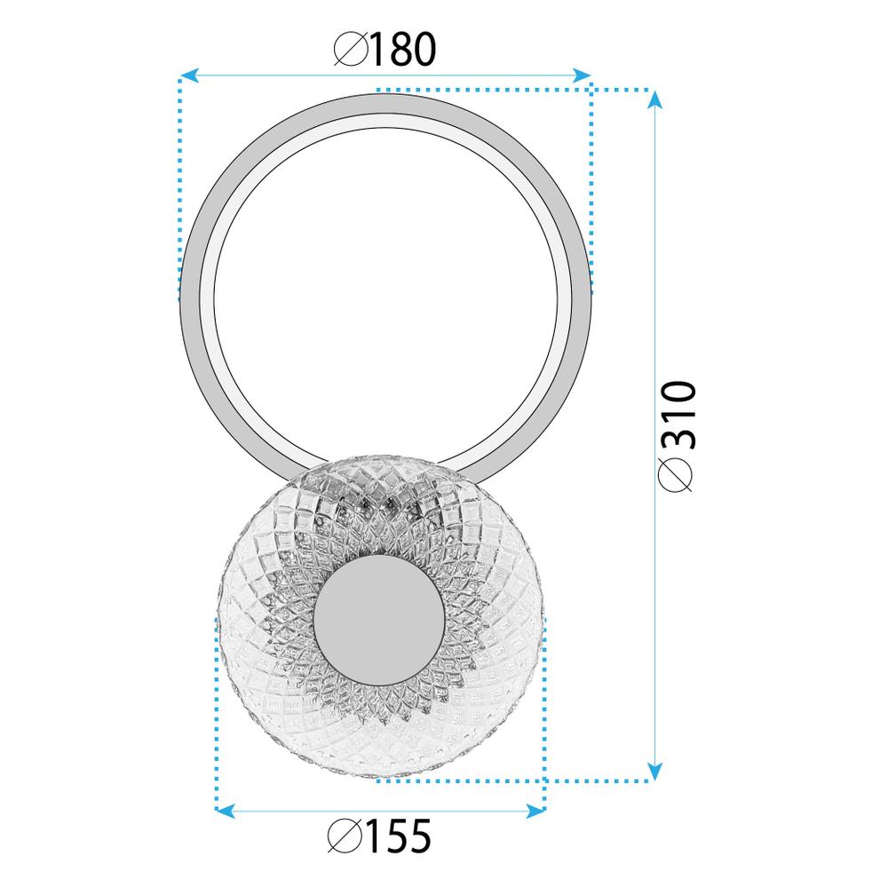 WANDLEUCHTE LED LHJ071-W Brush Gold