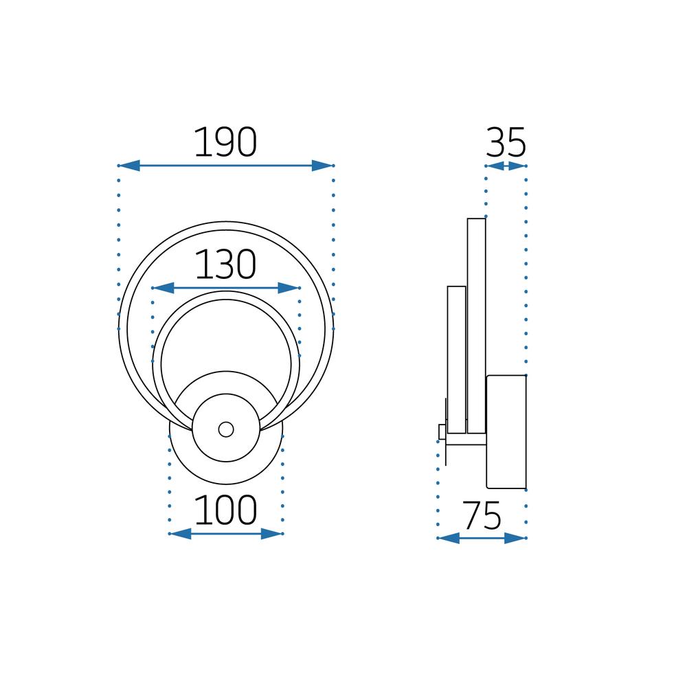 Deckenlampe LED APP1043-W GOLD