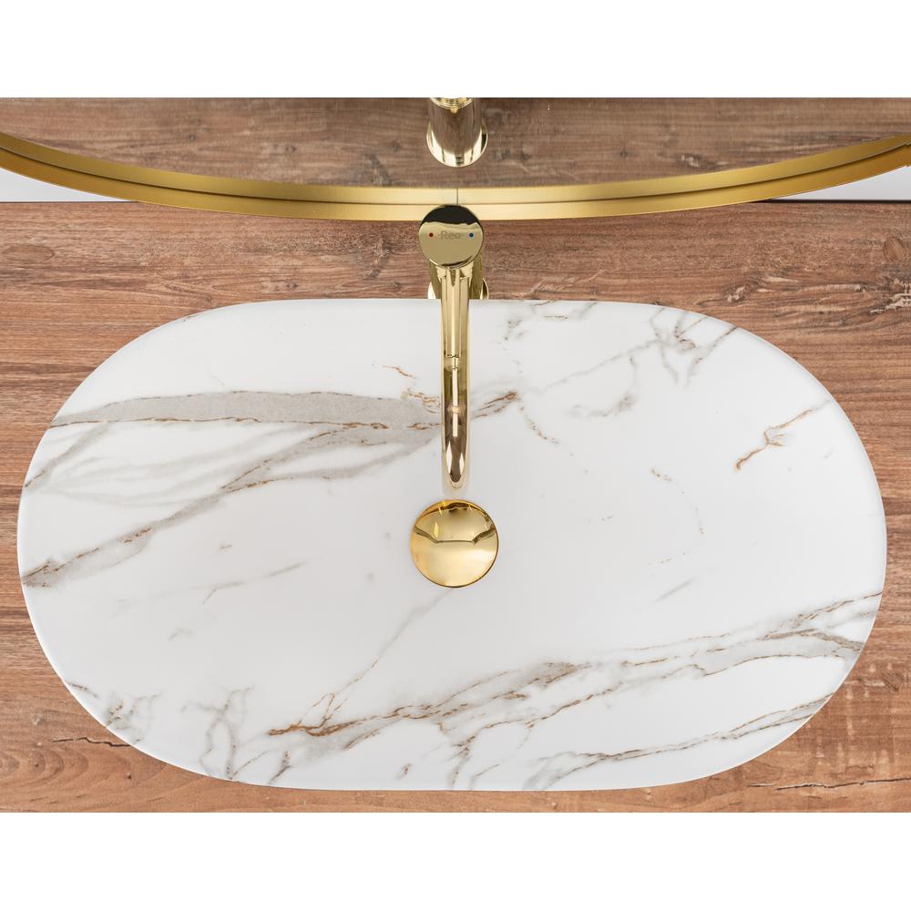 Umywalka nablatowa Rea Royal Lava Mat