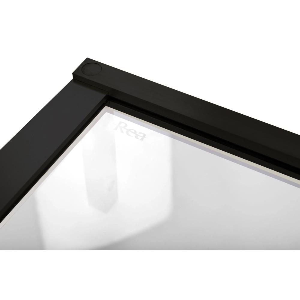 Duschkabine REA Hugo Double Black 100x100