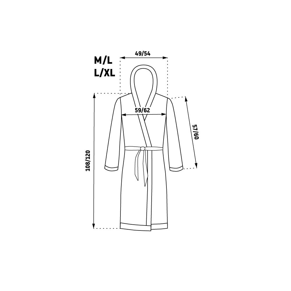 Szlafrok męski Comfort Navy