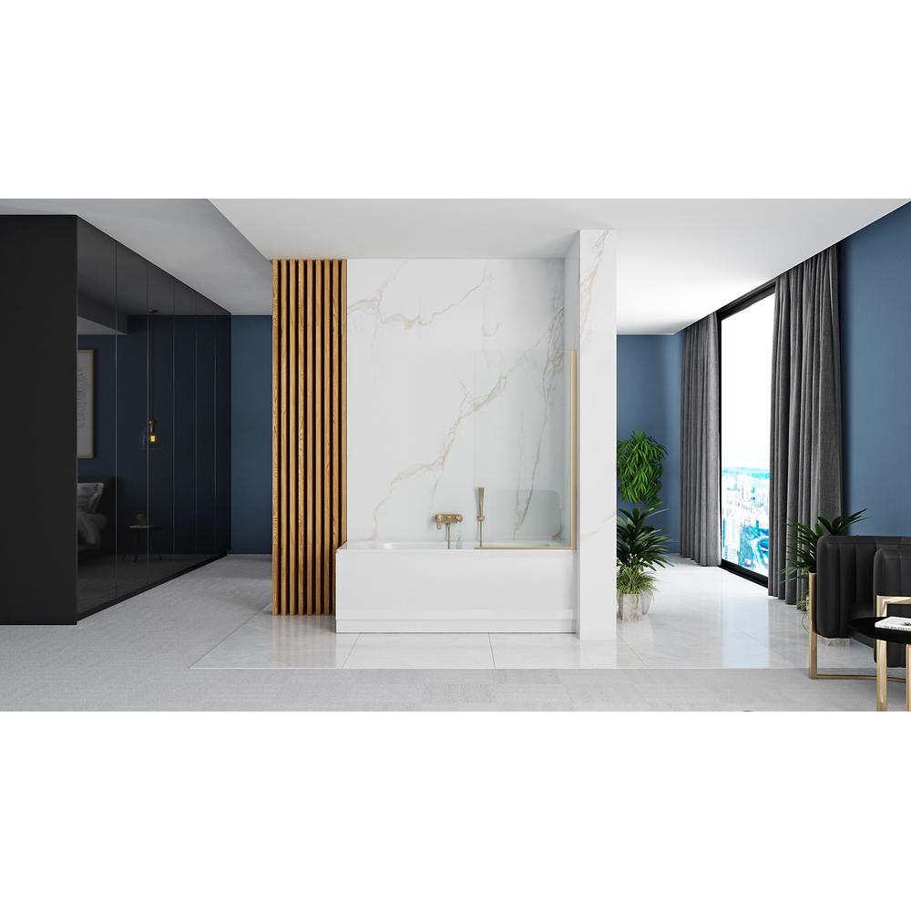 Badewanneaufsatz Rea Elegant Gold 70