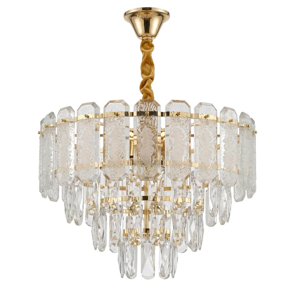 Кристална висяща лампа SWE088-CP 40cm GOLD
