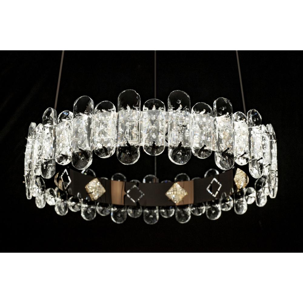 Crystal LED-Deckenleuchte APP1041-CP + Fernbedienung