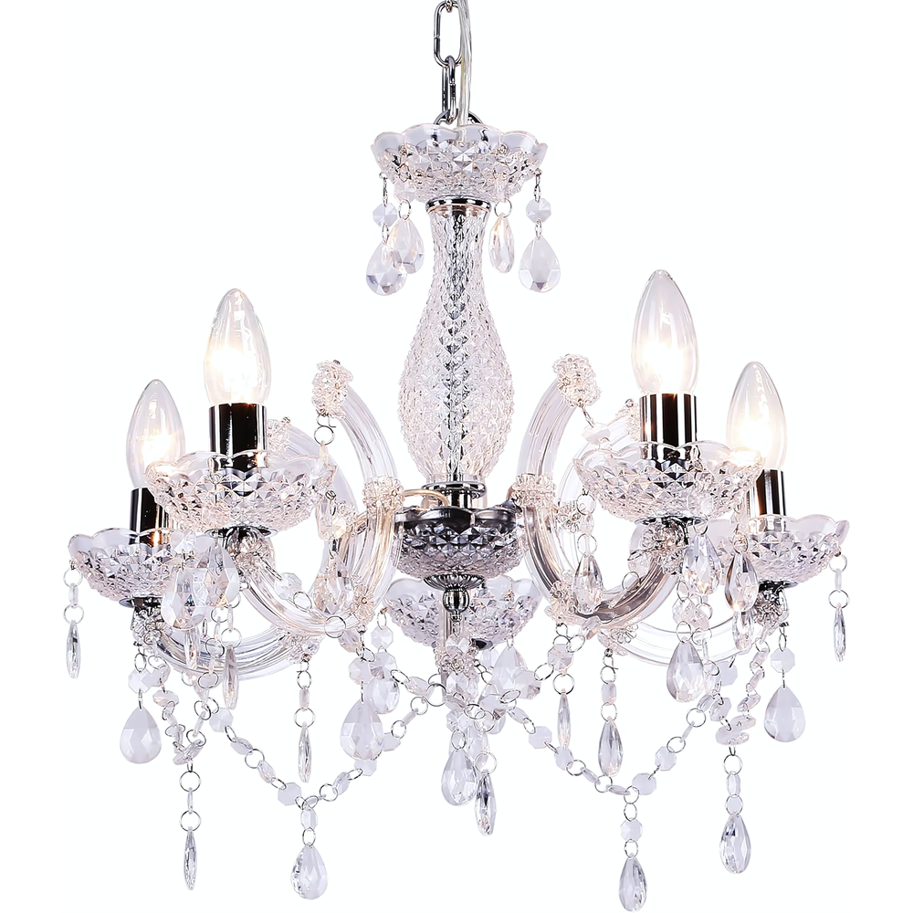 Deckenleuchte EBT004-5CP TRANSPARENT