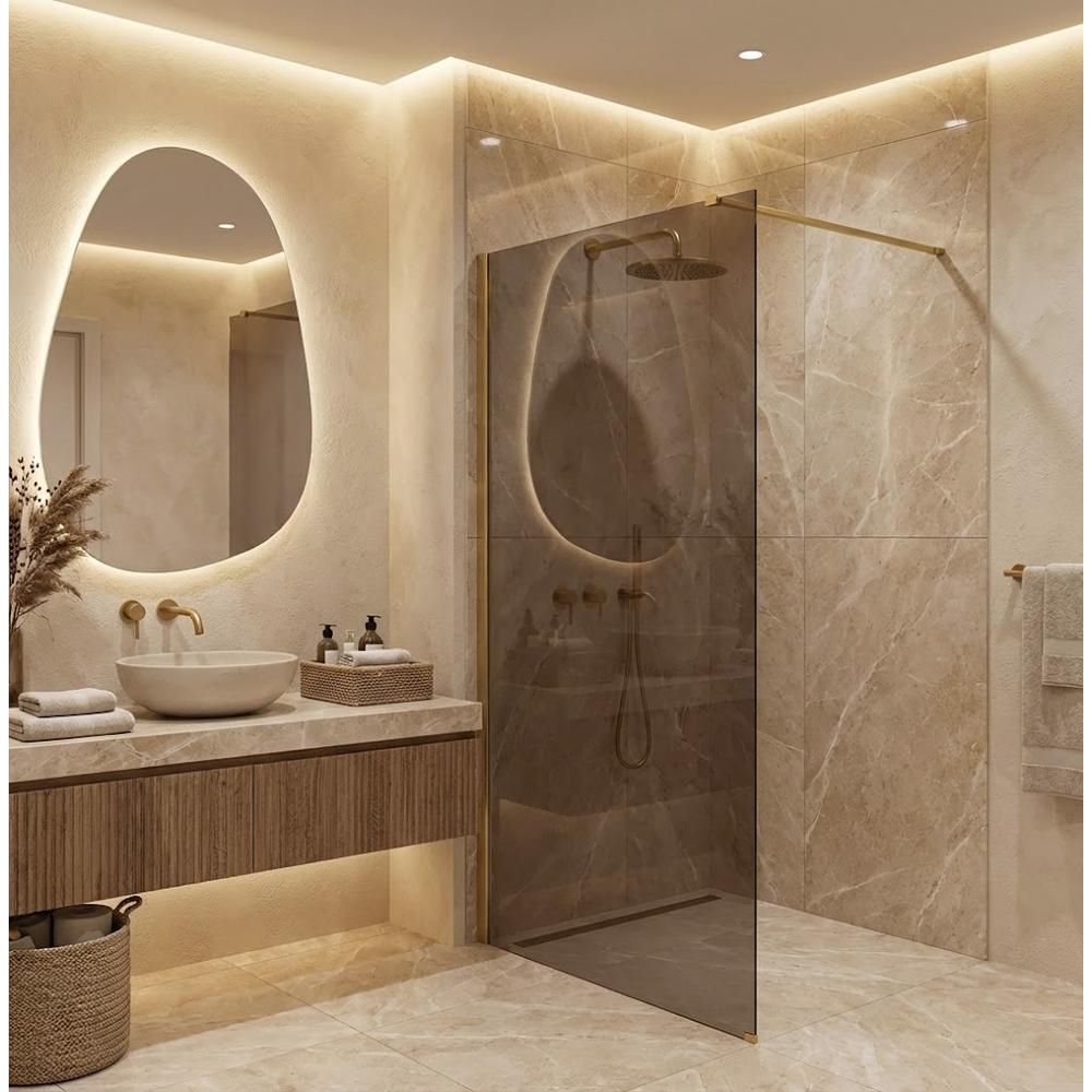 Dušo siena Rea Flexi Brown / Brush Gold 140