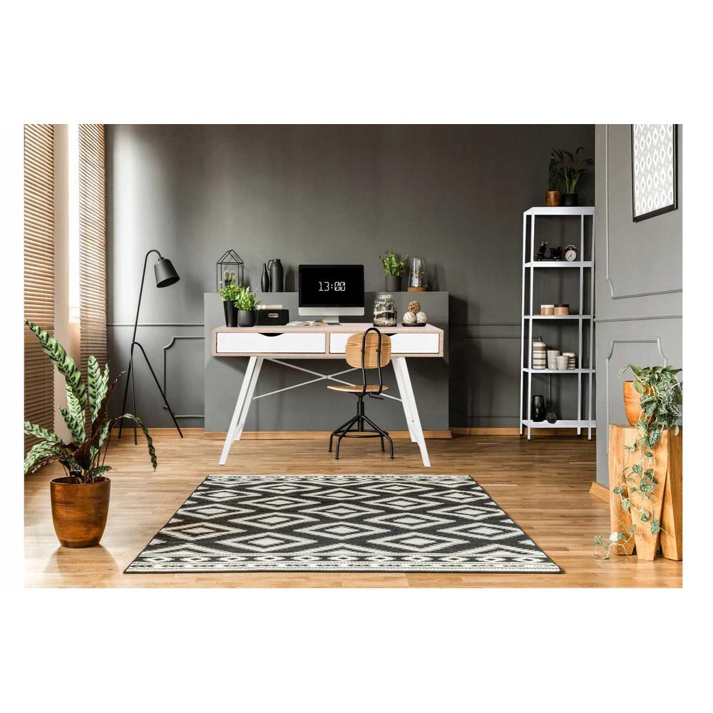 BIURKO SKANDYNAWSKIE Z SZUFLADAMI WHITE/DĄB SANOMA FFT180902