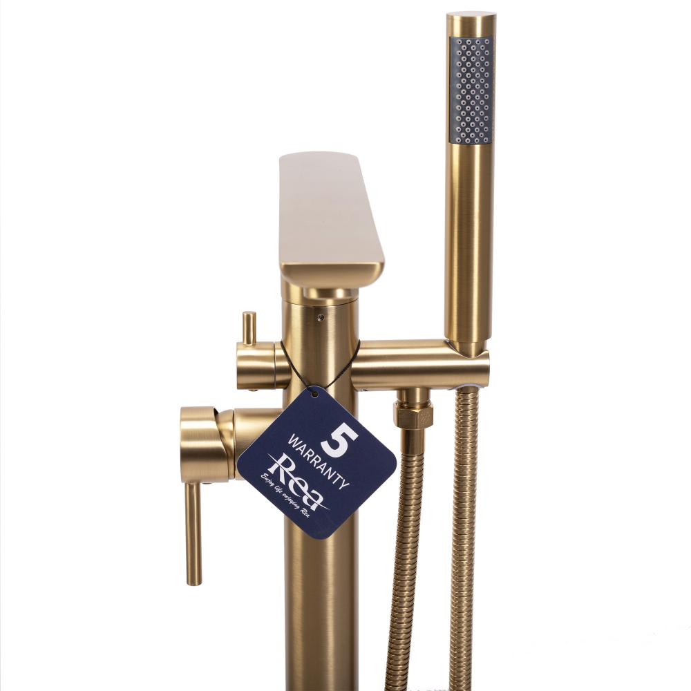 Rubinetto indipendente Rea Flores Gold Brush