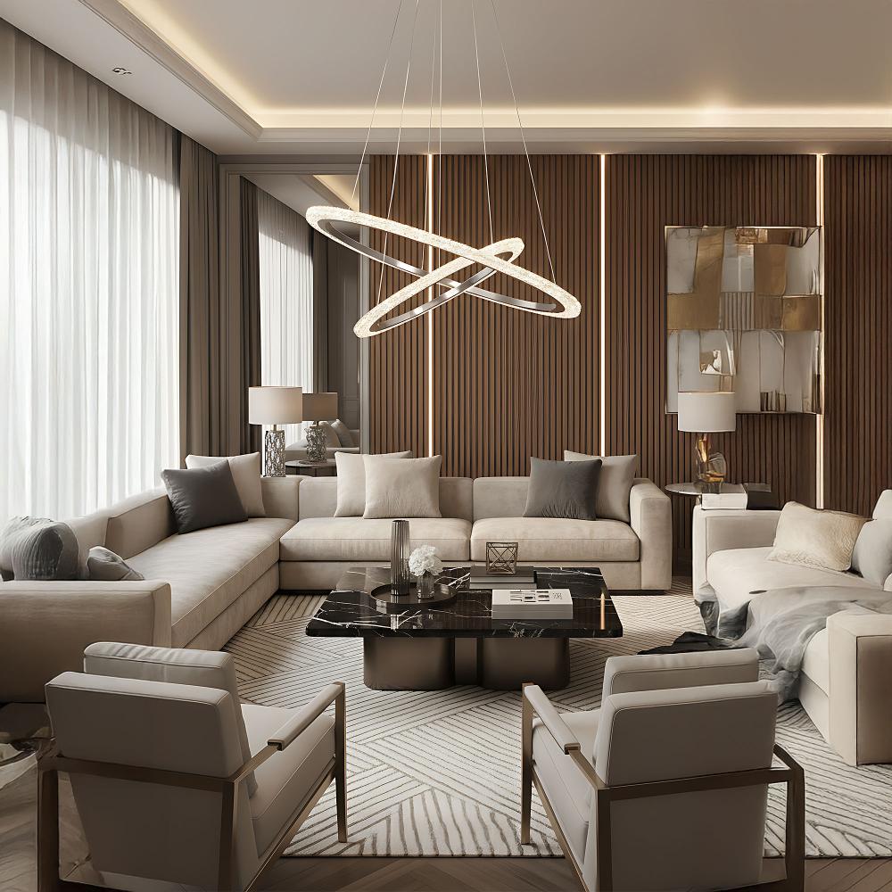 Lampe LED LHJ045-CP2 BRUSH NICKLE