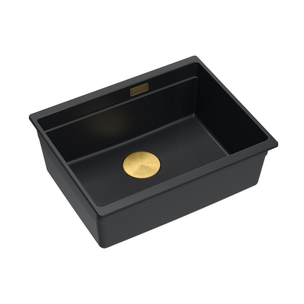 granito kriauklė Logan 100 Black