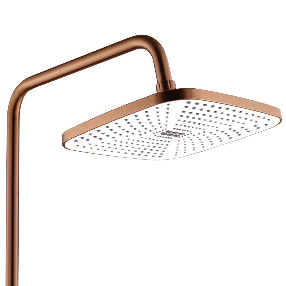 Zestaw Prysznicowy REA STORM MIEDŹ SZCZOTKOWANA