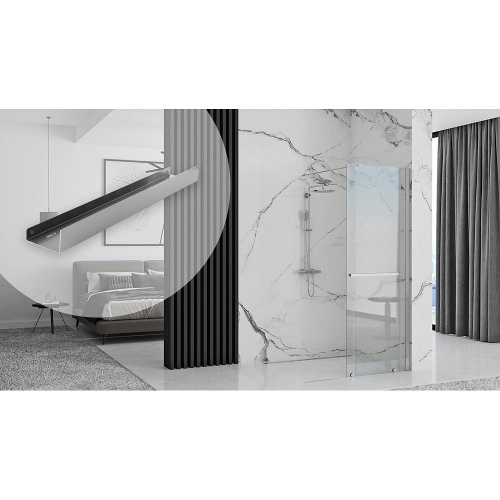 Etagère de salle de bain SF04 60cm steel brush