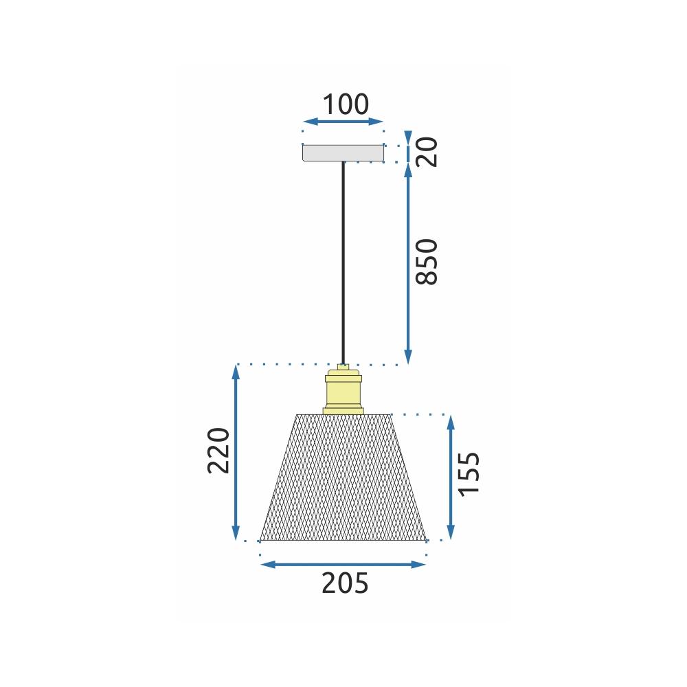 Lampe APP946-1CP Set Chrom