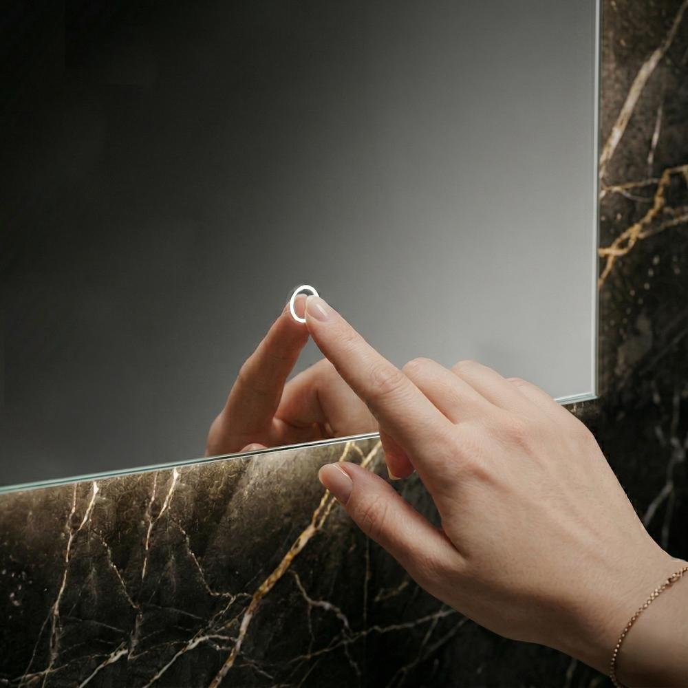 Lustro ścienne LED 90x60cm TOP-1