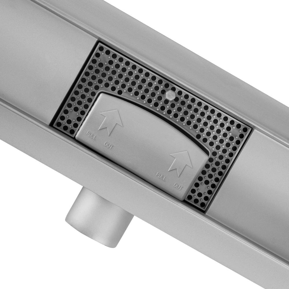 Drenaje lineal Rea Neox BRUSH NICKEL 90