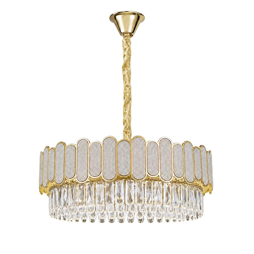 Кристална висяща лампа SWE107-CP 50cm GOLD