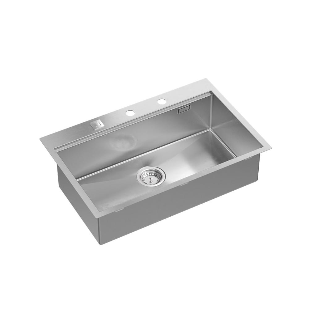 Stainless steel sink BURT 110 WORKSTATION BRUSH NICKEL