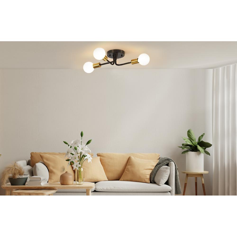 Lampe APP1117-3C Black Gold