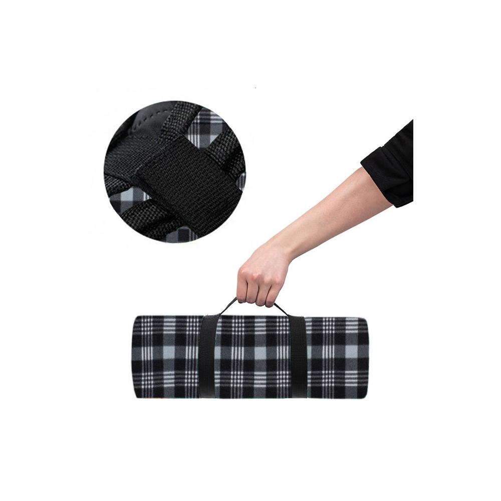 Koc Piknikowy Kratka Szary