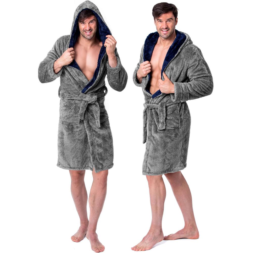 Szlafrok męski Jordan Grey Navy M