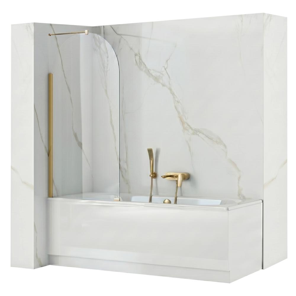 Bathtub screen Rea Travis Gold Brush 80