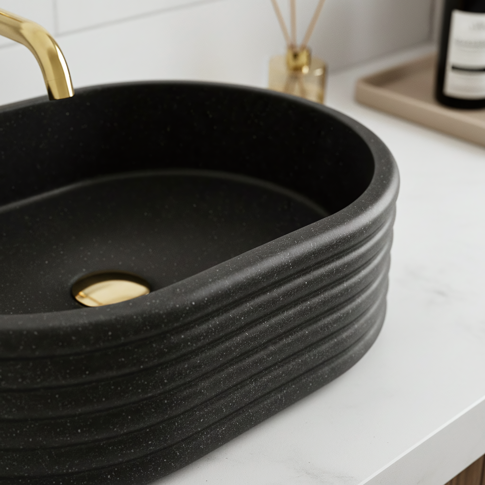 Countertop Basin Rea Nicoletta Black