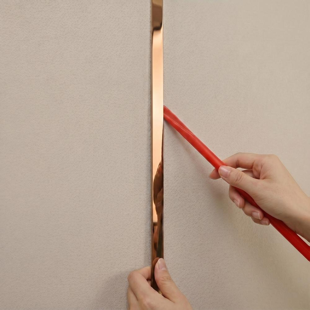 Αυτοκόλλητη διακοσμητική λωρίδα Rea P14454E 2cm Copper