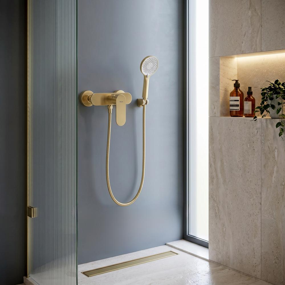 Douchemengkraan Rea DROP Brush Gold