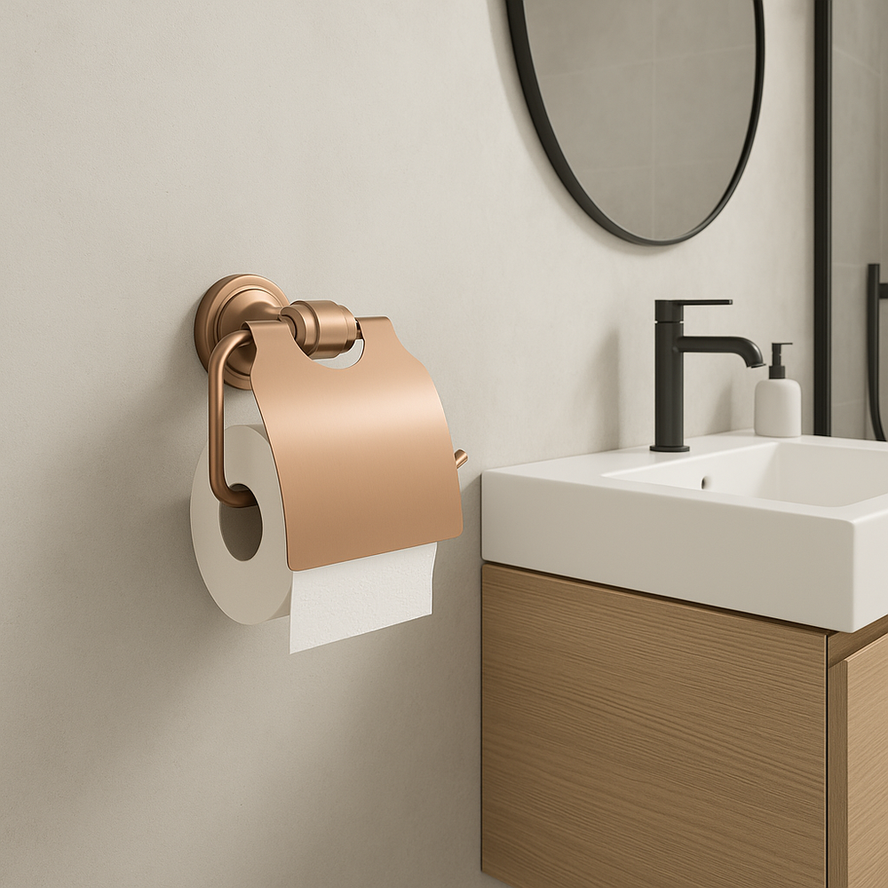 Porte-papier toilette 16101 Aristo Cuivre brossé