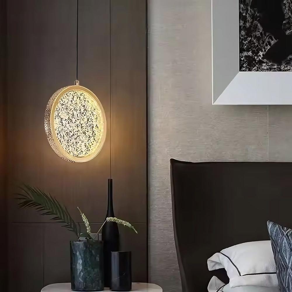 Kristall-Hängelampe LED LHJ100-1CP Złota