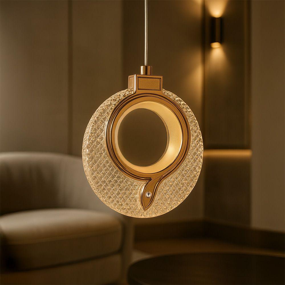 Kristall-Hängelampe  LHJ110-1CP LIGHT ROSE GOLD