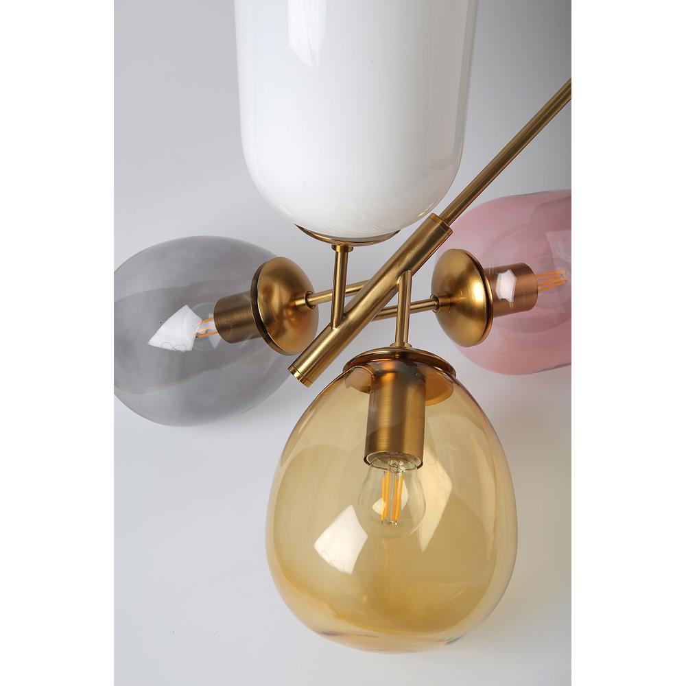 Deckenlampe Glas multicolour APP436-4C