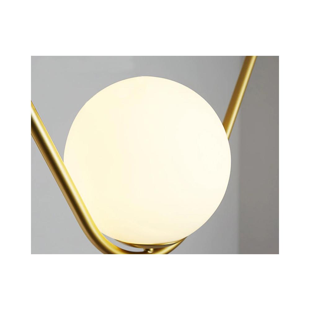 Hängelampe Gold Glas APP689-1CP