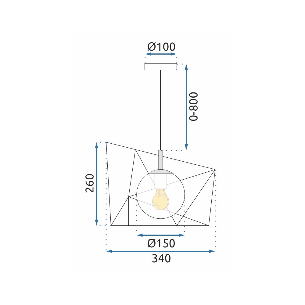 Deckenlampe APP1022-1CP