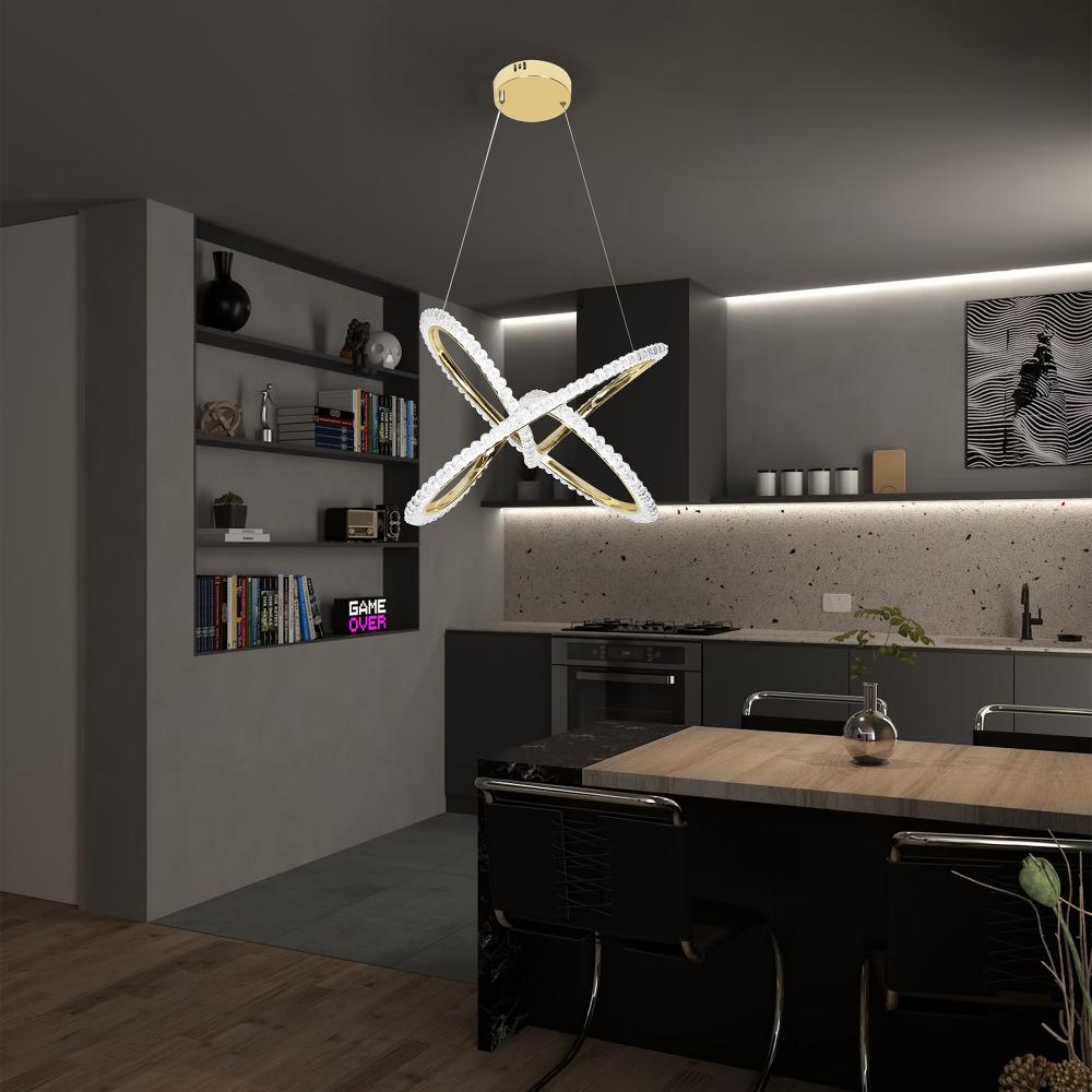 Lampe LED G035-CP Gold