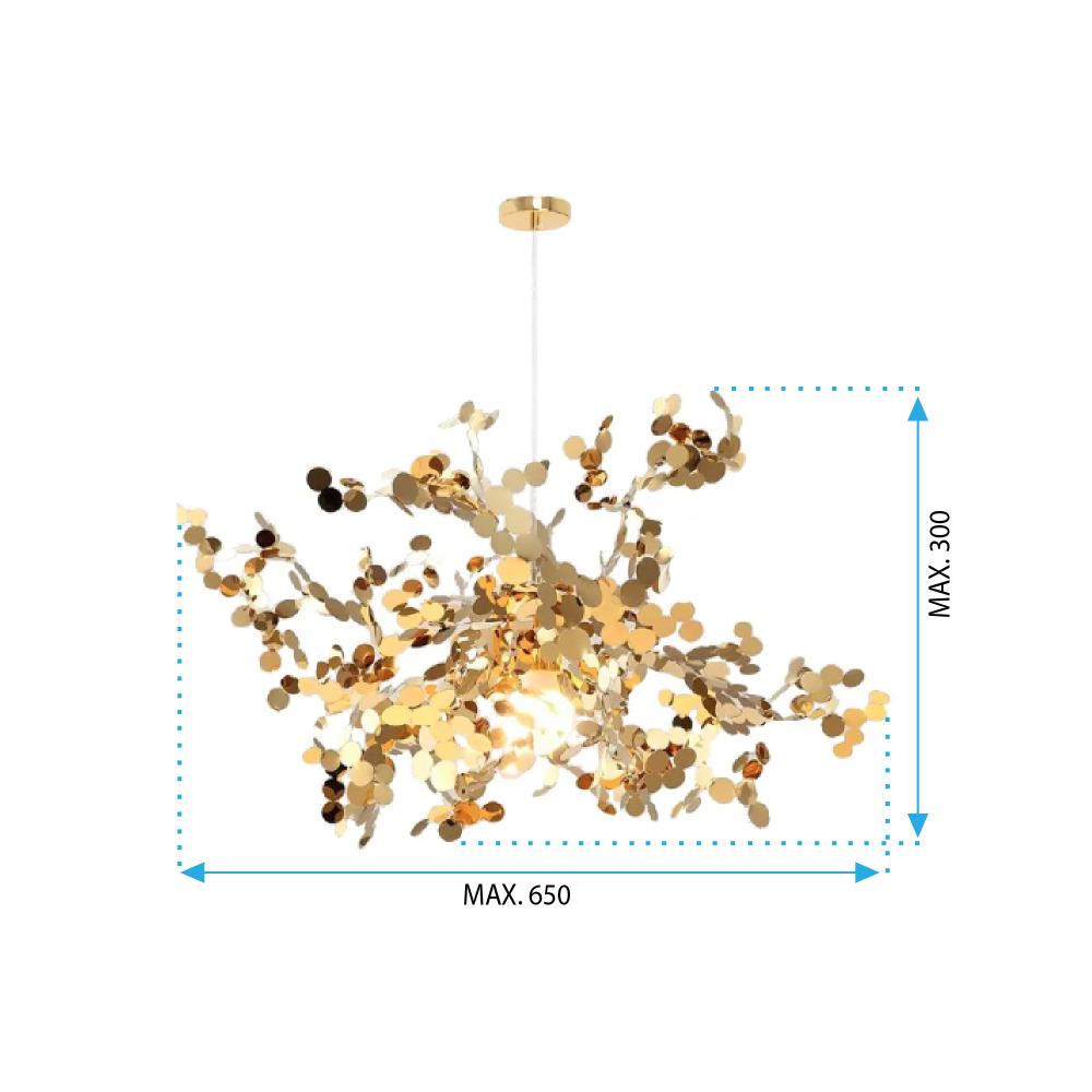 Deckenlampe APP546-3CP GOLD