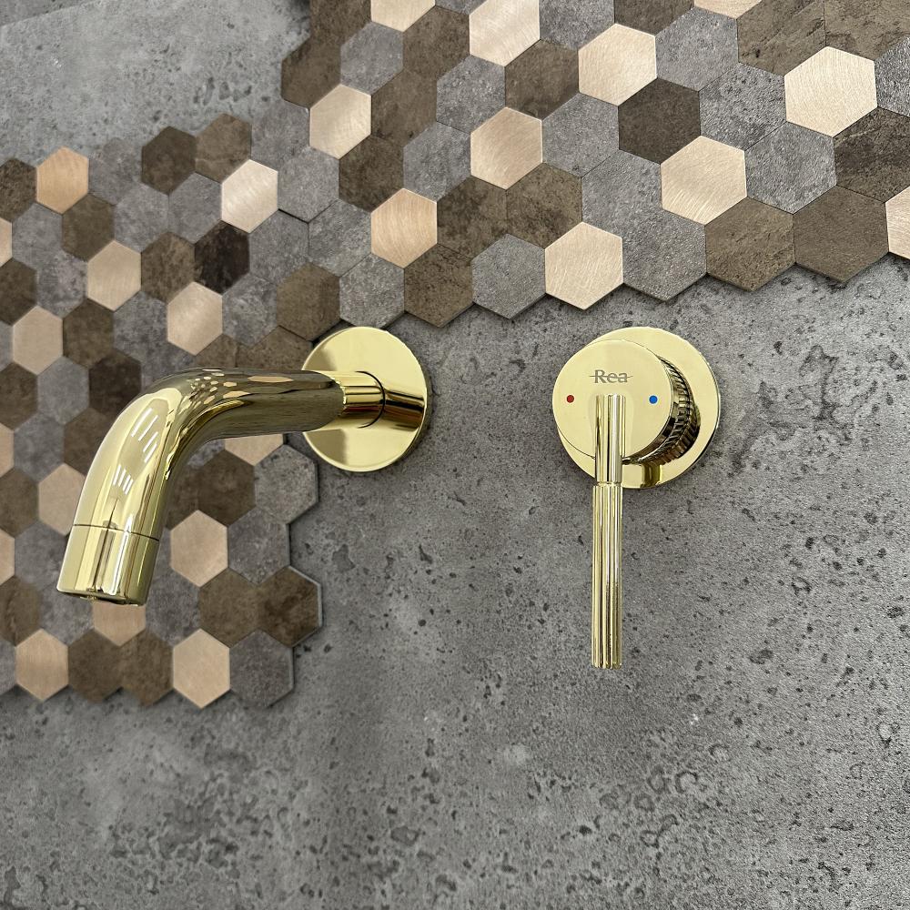 Podomítková baterie REA Argon Gold + BOX