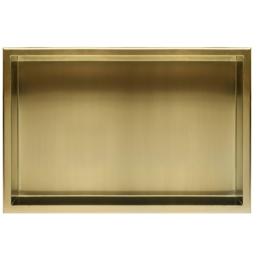 bathroom shelf 30x60 gold brush