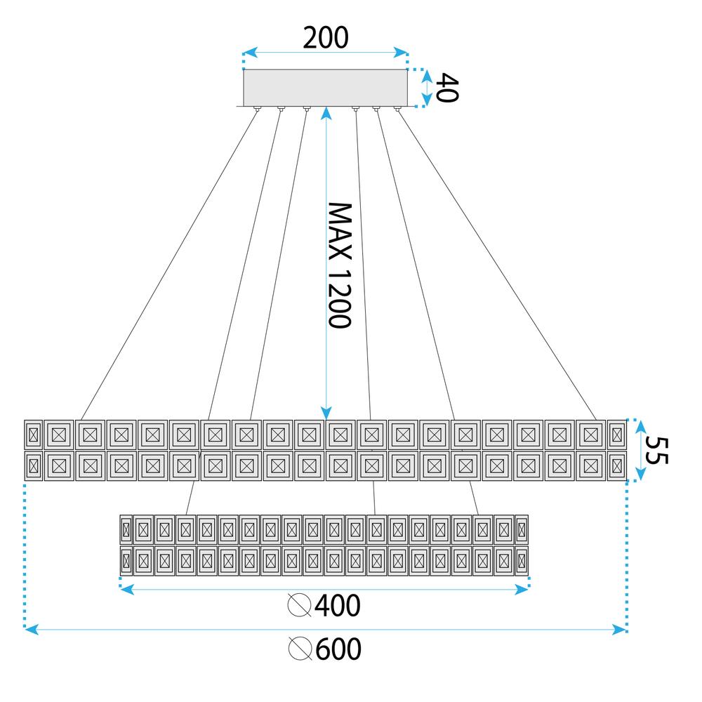 Lampe LED MS007-CP CHROME