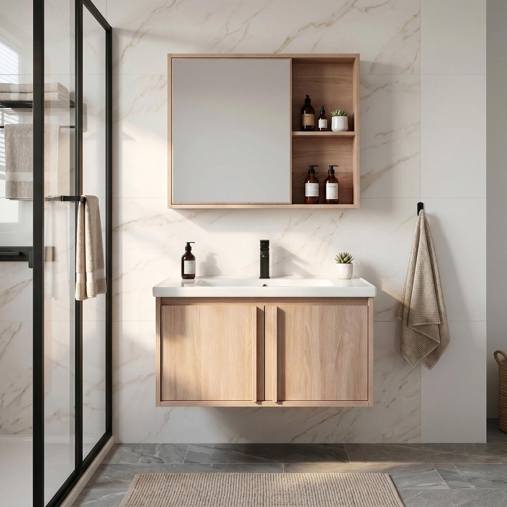 Bathroom furniture set with washbasin Gama T25023 BXM 70CM