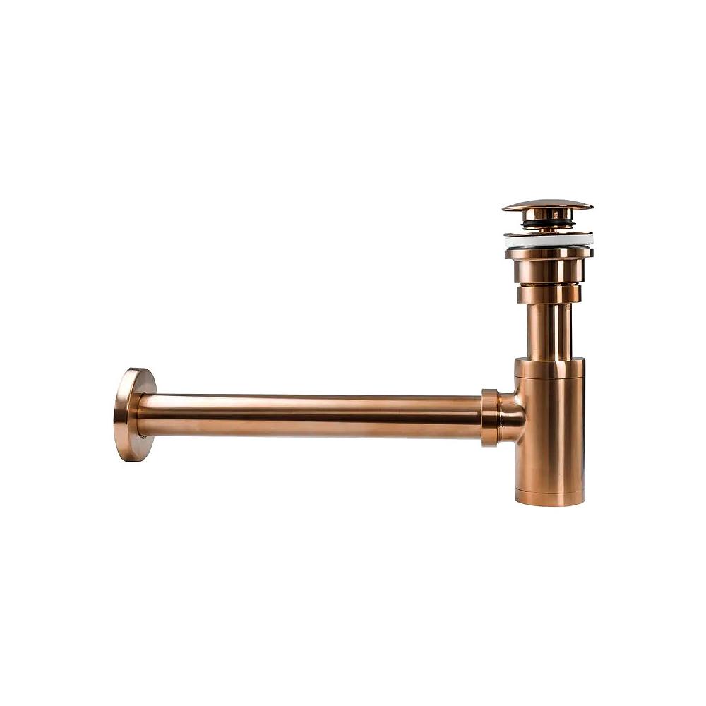 Rea pesualtaan sifoni REA COPPER MAT click-clack -tulpalla