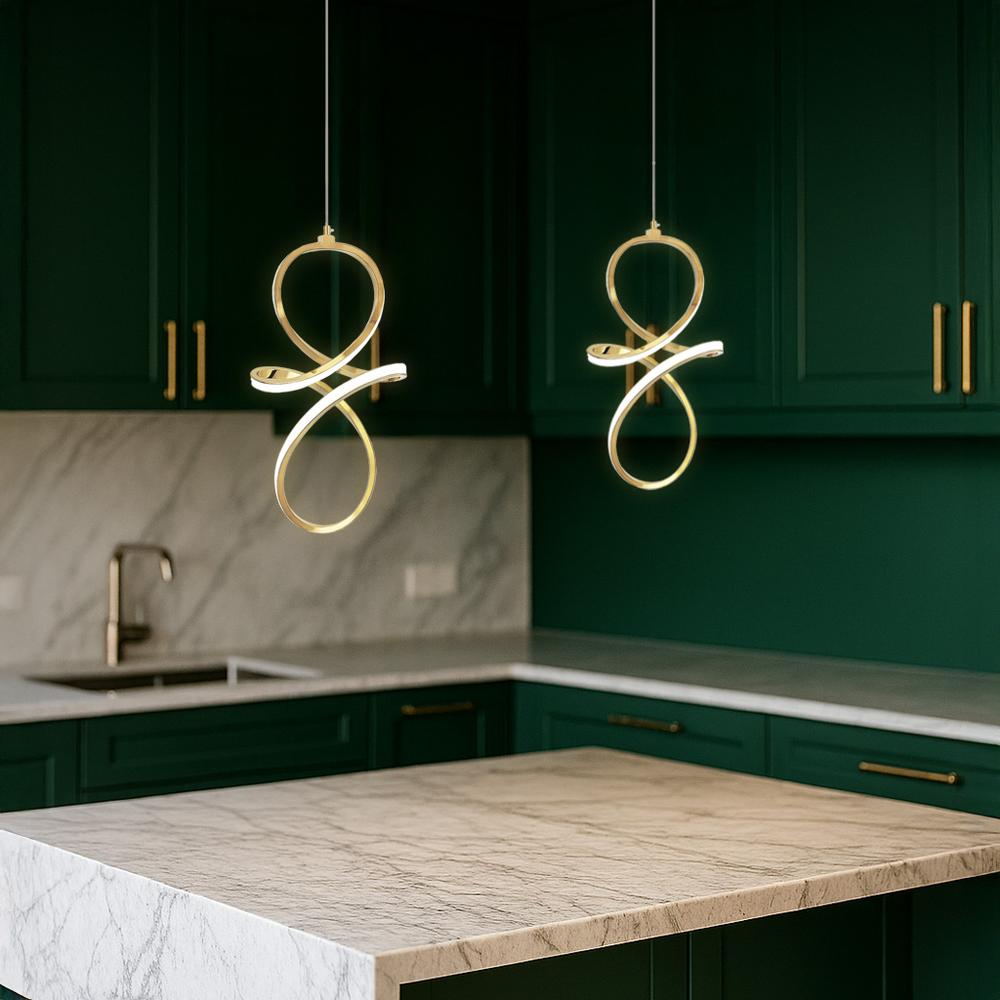 LED-Hängeleuchte LHJ091-1CP GOLD