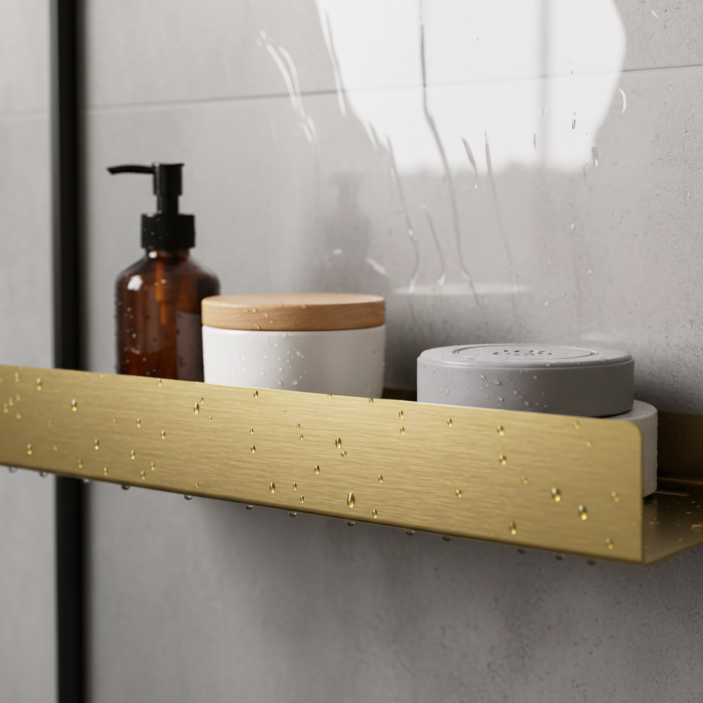 Raft pentru baie SF04 60cm gold brush