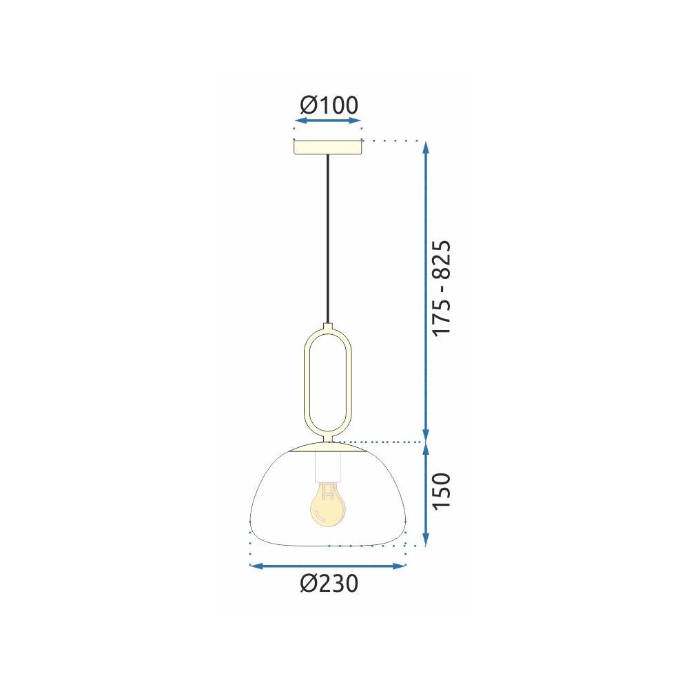 Deckenlampe  APP1073-1CP