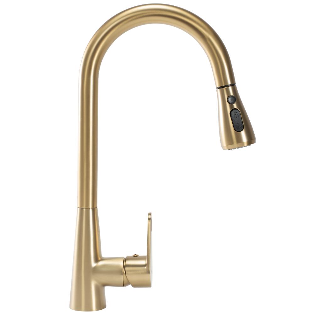 Смеситель кухонный Rea Mild brush gold